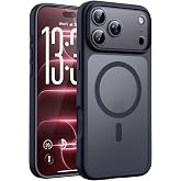 TOCOL iPhone 18 Pro MAX Case, Compatible with MagSafe, Titanium Black | Built-in Magnets, Camera Button Cover, Camera Protect