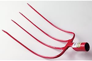 AUSONIA - Forca per Fieno 4 Denti Senza Manico Gr 758 Cm 33,5