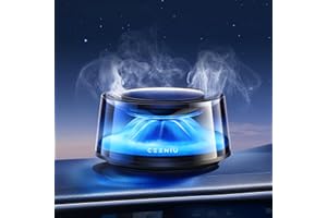 Ceeniu Profumatore Auto, Nuovo Modello 2024, Paesaggio di Nebbia 4D e Accensione/Spegnimento Automatico con il Veicolo, Supporta la Ricarica Solare, Con Oli Essenziali per 6 Mesi, Diffusore Auto CF8