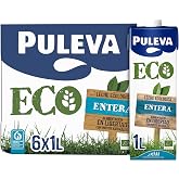 Puleva ECO - Organic Organic Organic Milk - Animal Welfare - Brik UHT Pack | Organic organic UHT milk from animal welfare far