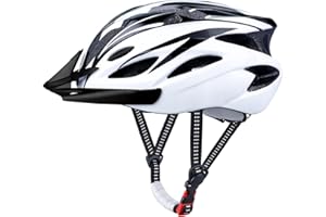 GOXIFACA Bicycle Helmet Adult Women Men with Removable Visor and Padding Adjustable Bicycle Helmet for Mountain Bike and City Traffic (for Head Size 57-62 cm)