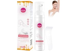 HUAHUANGHUI Spray dépilatoire à la cire d'abeille - 100 ml - Mousse dépilatoire apaisante - Pour homme et femme - Pour bras, aisselles, jambes et bikini