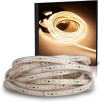 LED Neon Streifen Mit Netzteil – 230V, Warmweiß, IP67, Inkl. Klammern Für Sauna & Wohnbereich