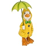 Lido & Puddle Ducks Pair Standing With Brolly and Surf Board Garden