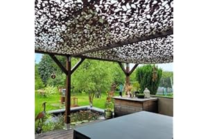 LE FILET DE CAMOUFLAGE Rete mimetica militare rinforzata esercito | alta gamma | protezione solare e vela ombreggiante anti UV terrazza Pergola giardino caccia softair tenda decorativa resistente durevole 3x4 3x5 4x4