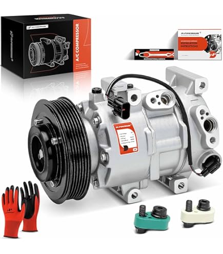 AC Compressor & Clutch Assembly For Hyundai & Kia Models - Veloster, Accent, Rio 2012-2017