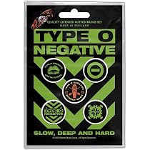 Patch Type O Negative - Symbol Noir Et Vert - 100% Polyester