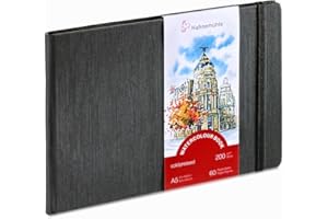 HAHNEMÜHLE 10628811 - Libro de acuarela (A5, 200 g/m²), diseño de paisaje