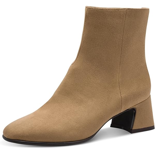 Tamaris Dames Boot Heel 1-25329-45 enkellaarsjes, beige, 36 EU, beige, 36 EU