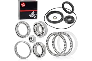 MOTO1988 Front Differential Bearing Seal KIT for Kawasaki Brute Force 650, 750, Prairie 360, 650, 700, Suzuki Twin Peaks 700