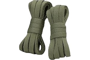 Danraw Stores [PAIR] Flat Shoe laces, Soft Trainer Lace, Sneaker Lace, Polyester,Sports, Casual, Hiking, Mountaineering, Walking, Running