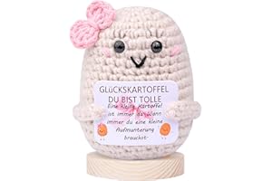 Mwmoeen Lustige Positive Potato Pocket Hug, Kreative Positive Kartoffel Puppe Geschenke Beste Freundin Geschenke für Freundin Kleine Geschenke für Frauen(A34)