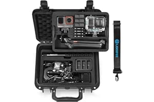 LEKUFEE Étui Rigide Étanche pour Insta360 Ace Pro 2/Insta360 Ace Pro/Insta360 Ace Caméra d'action et Insta360 Ace Pro 2 Accessoires (Valise Uniquement)