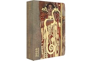 Kokonote - Agenda Annuel Semainier 2025 Scolaire, Klimt | Agenda Spirale, Planner 2025