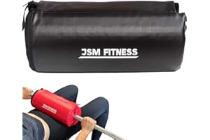 JSM FITNESS® Hip Thrust Pad - Hip Thrust Barbell Pad, Extra Thick Barbell Protector for glute exercises, Glute Bridge Pad Barbell Foam Black/Pink/Red