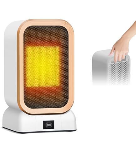 PTC-ventilatorkachel, keramiek, mini-ventilatorkachel, 1200 W, met LCD, afstandsbediening, thermostaat, 2 modi, timer 12 uur, oververhittingsbeveiliging, voor kantoor, huis, slaapkamer