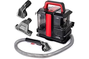 ‎LEHMANN LEHMANN EasyWash Teppichreiniger & Polsterreiniger 2-in-1 Spot Clean Waschsauger, Nass-/Trockensauger 450W, Zwei-Tank-System, Fleckenentferner für Sofa, Teppich & Auto, inkl. Aufsätze