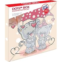 Kit Diamanti 5D DIAMOND DOTZ Unicorno Sognante – Fai Da Te Facile, Con Pietre Glitterate E Tutto L'occorrente!