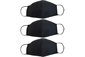 EnerPlex Face Mask Cloth Mask Reusable Masks, 3-Ply Machine Washable, 3-Pack Adult, Kids, Extra Large