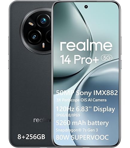 realme 14 Pro+ 5G 12GB-512GB Blanco (Pearl White) Dual SIM