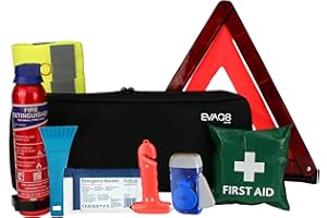 EVAQ8 Car Safety & Emergency Kit for Breakdowns