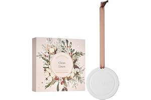 COCORRÍNA Scented Ceramic - czysty lniany woreczek zapachowy do szafek, ręcznie wykonana, pachnąca ceramika, prezent dla mężczyzn i kobiet, odświeżacz powietrza, zapach do pomieszczeń