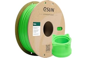 eSUN Filament PLA+ 1,75mm, Filament do Drukarek 3D PLA Plus, Dokładność Wymiarowa +/- 0,03mm, Szpula 1KG (2,2 LBS) Filament do Druku 3D do Drukarek 3D, Szczyt Zielony