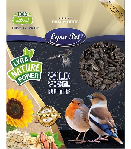 Graines De Tournesol Noires 25kg - Nourriture Oiseaux Sauvages, Hiver, Haute Teneur En Huile
