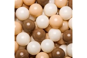 GOGOSO Ball Pit Balls for Toddler, Baby Plastic Playballs Kids Soft Pastel Non-Toxic BPA-Free, 100 Balls