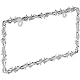 Bell Automotive 22-1-46144-8 Universal Barbed Wire Design License Plate Frame