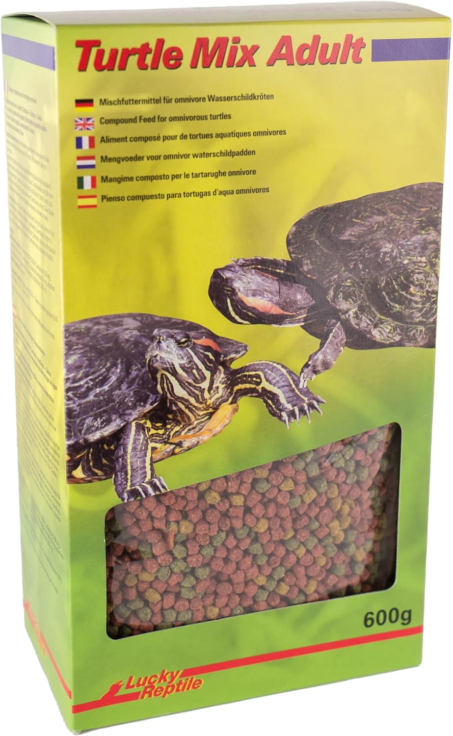 Lucky Reptile Alimento mixto para tortugas de agua omnivores - 600 G