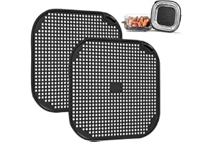 HAIWILL 2 piezas de protección contra salpicaduras para Ninja CRISPi FN101EUGY, FN101EUST y FN101EUSG Airfryer Accesorios para Ninja CRISPi FN101EU 3,8L/1,4L, silicona reutilizable protección contra