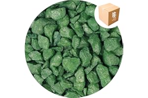 Specialist Aggregates ® - 15kg Aspen - Festive Green - Decorative Gravel/Stones | Weddings | Events | Memorials | Photography | Home | Garden | Vases | Art | Craft | 18 COLOURS | UK Manufacturer