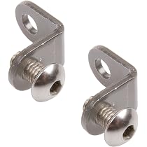 winkel schutzblech Resul 2 Stück zur Befestigung von Schutzblechstreben an Federgabel mit Schraube Sport & Freizeit Color:Stealth Amber Vintage Pedal Frog Road 70 -