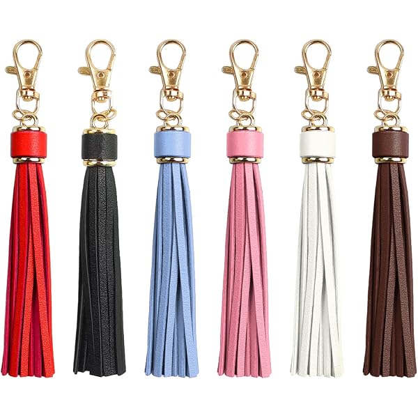 Tbest Gland de porte-clés Porte-clés gland porcelaine perle poids léger