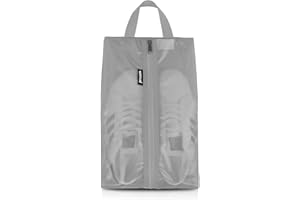 Prezon Borsa per Scarpe da Viaggio, in rete TPU impermeabile, robusta chiusura lampo YKK, resistente allo sporco, organizer per scarpe con cerniera per il viaggio o la conservazione a casa