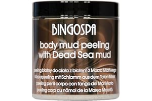 BINGOSPA Peeling corpo al fango del Mar Morto per pelli grasse, cellulite e smagliature 250 g