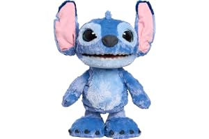 Disney Stitch Ultimate Stitch Interactive 17" Plush Toy, 100+ Sounds & Reactions, Inspired by Disney’s Live-Action Lilo & Stitch Film, New Movie Toy for Fans, Girls, Boys, Kids 3+ by Just Play