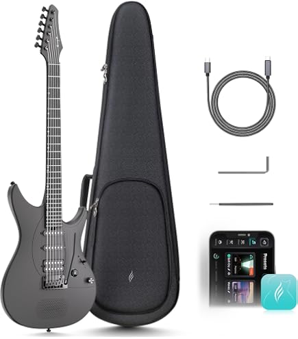 MATT BELLAMY Guitare Miniature avec médiator Muse : acheter des objets Beatles, Lennon, McCartney, Starr et Harrison
