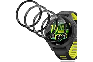 Yenwen Folia ochronna do Garmin Forerunner 265S, ochrona wyświetlacza bez pęcherzyków powietrza, odporna na zarysowania, jakość premium, przezroczysta folia HD miękka TPU - 4 sztuki