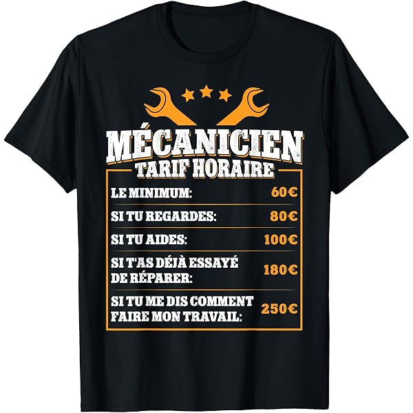 T-Shirt Homme Mécanicien - Thème Courses Auto Et Dérive - Cadeau Pour Passionnés De Voitures - 3