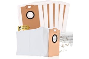 BADGE-LAW Pack de 6 unidades de Bolsas Recambio para Aspirador Conga Compatible con Modelos 2299, 2499, 7490 y 8290-6 Repuestos Genéricos Compatibles