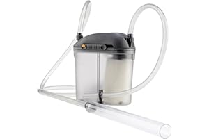 Eden Waterparadise Urządzenie do Czyszczenia Dna Akwarium, Czarny/Przezroczysty, 12 x 14 x 28 cm