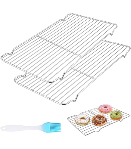 2-pack koelrek, 16x10 inch bakrek, dikke draad koekjesrek