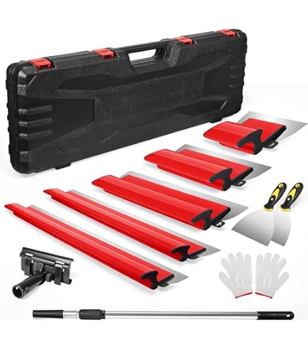 Set van 2 vlakspatels, plamuurset met ergonomische handgreep, 250 mm Set van 2 vlakspatels, plamuurset met ergonomische handgreep, 250 mm