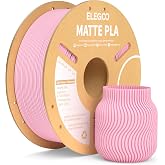 ELEGOO Matte PLA Filament 1.75 1kg Sakura Pink | Dimensional Accuracy +/- 0.03mm, 3D Filament Spool, for Most 3D Printers