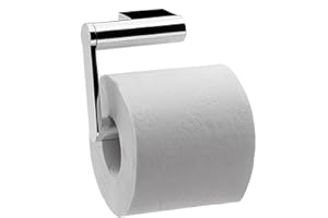 Emco System 2 uchwyt na papier toaletowy, chrom, uchwyt na papier toaletowy, bez pokrywy, uchwyt na rolkę, montaż na ścianie - 350000107