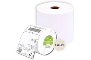 ARZER Etykiety samoprzylepne – drukarka termiczna 6 x 4, 500 rolek poczty, samoprzylepne etykiety paczek (1)