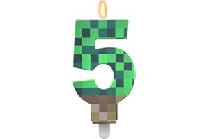 ParPix Pixel świece urodzinowe (cyfry 5)