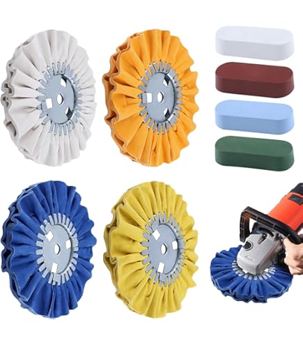 6 Inch Buffing Wheel Kit For Bench Grinder - PURUI Polishing Products - View #8